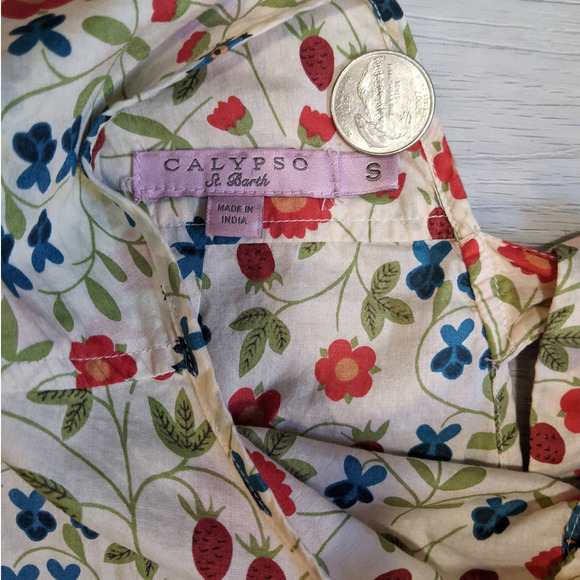 Calypso St. Barth Strawberry Print Dress - Picture 7 of 10